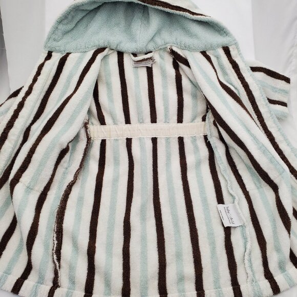🛁 Restoration Hardware Baby & Child Hooded Terry Cloth Robe | 2-3T - Picture 4 of 8